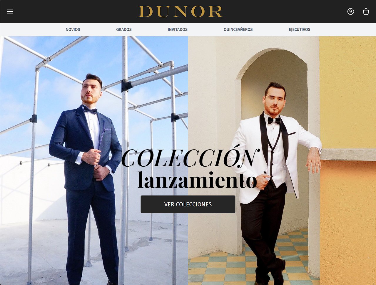 Screenshot of Dunor Boutique